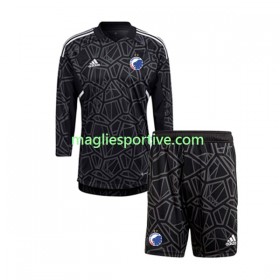 Completo Calcio FC Copenhagen Portiere Bambino Divisa Prima 2022-2023 ML